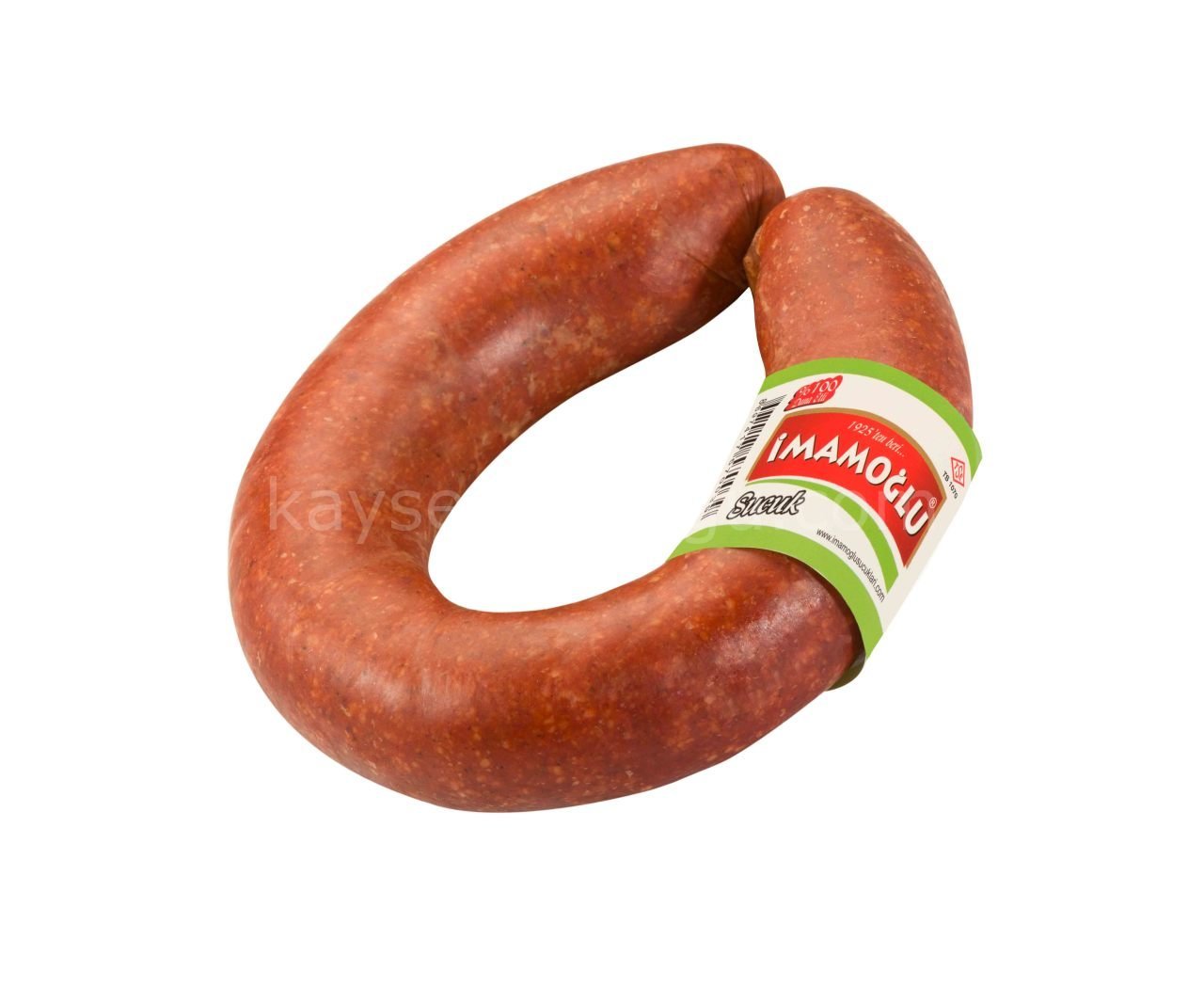 ACISIZ, AZ BAHARATLI, AZ SARMISAKLI HALKA SUCUK (%100 DANA ETİ)
