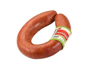 ACISIZ, AZ BAHARATLI, AZ SARMISAKLI HALKA SUCUK (%100 DANA ETİ)